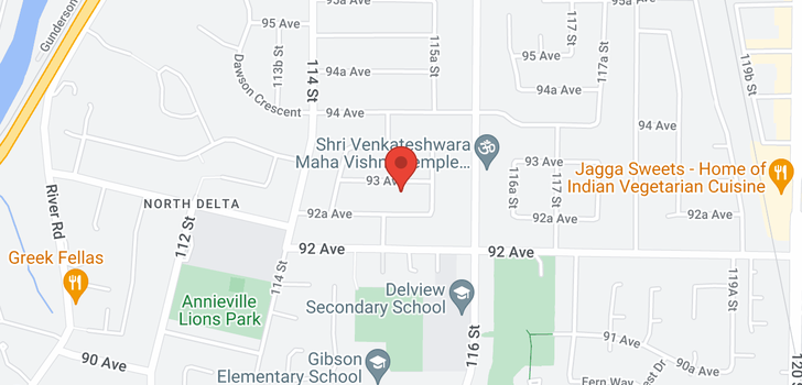 map of 11506 93 AVENUE